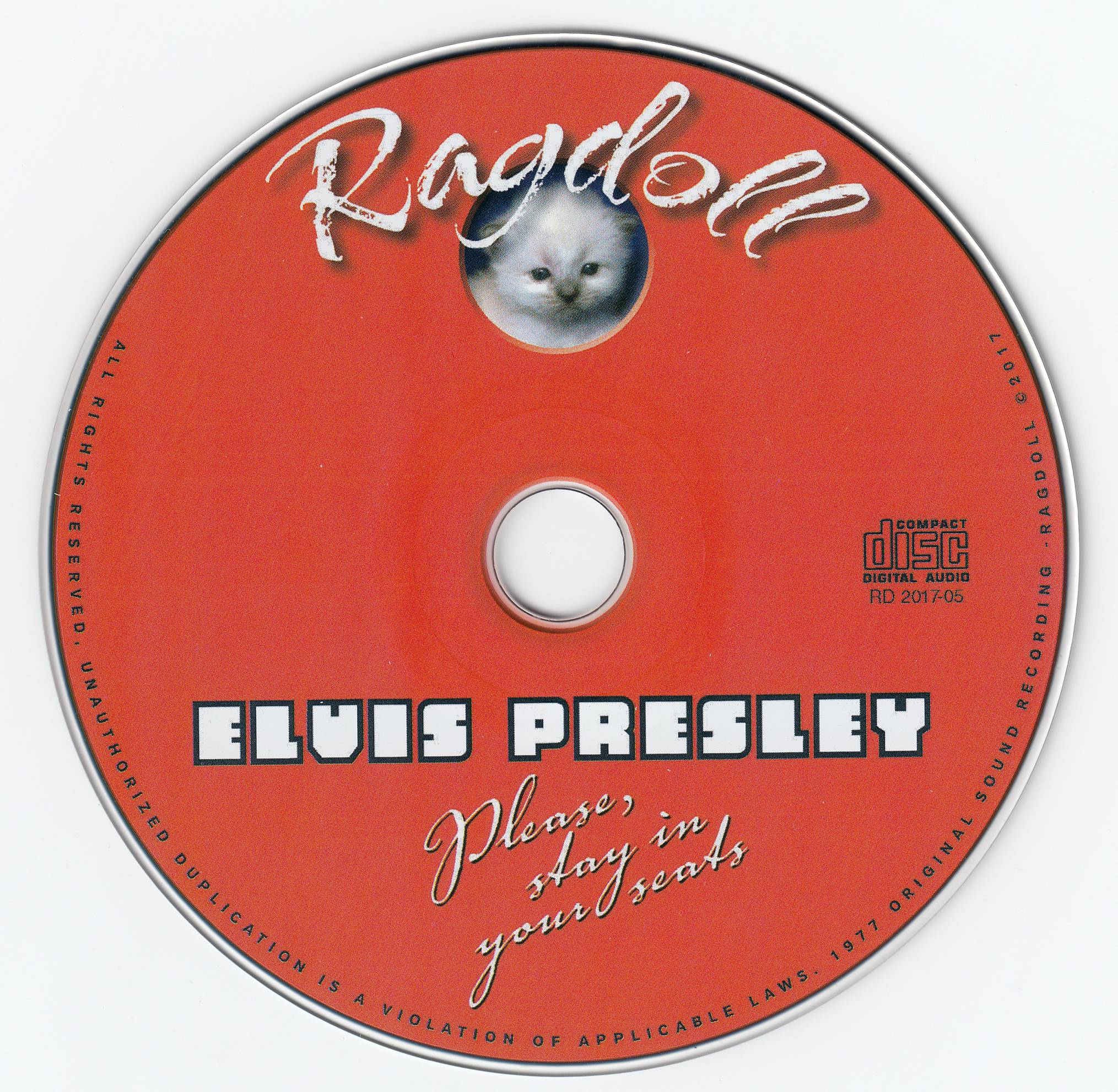Elvis Presley Please, Stay In Your Seats : CD